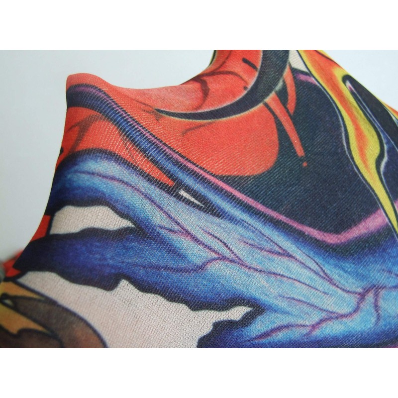 Fake Tattoo Adults Arm Sleeve Evil Sun and Moon (T18)