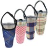 Sonku 4 Pcs Tumbler Carrier Holder Pouch with Carrying Handle