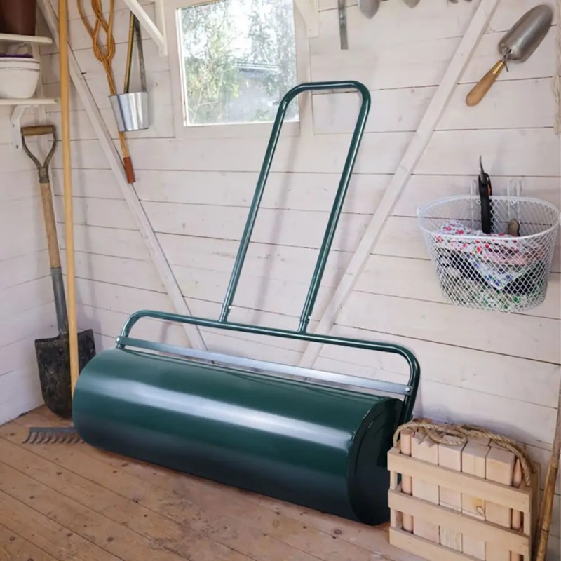 36 X 12 Inch Manual Water-Filled Metal Lawn Roller Push