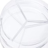 KING SCIENTIFIC CT-XF9T-BOVP 94MM 3 COMPARTMENT TRIPLE VENT PLASTIC PETRI