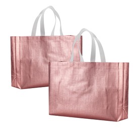 Volanic 15.5 X 4.7 X 11 Extra Large Size Non-woven Reusable Gift Bags With Handles for Wedding Birthday Favor Party - 12 PCS