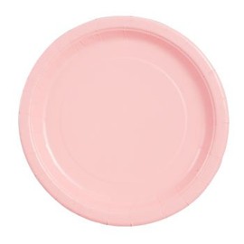 Party Inc Party Color Paper Plates Pink 9" 40 Count