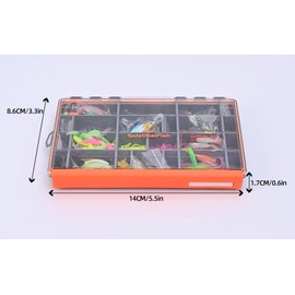 435Pcs Waterproof Fishing Lures Tackle Box Kit,3700 Tackle Trays with Tackle Included,Crankbaits, Hooks, Weights,Fishing Lure Bait Gear Equipment Kit for Bass,Trout, Fishing Gift for Men