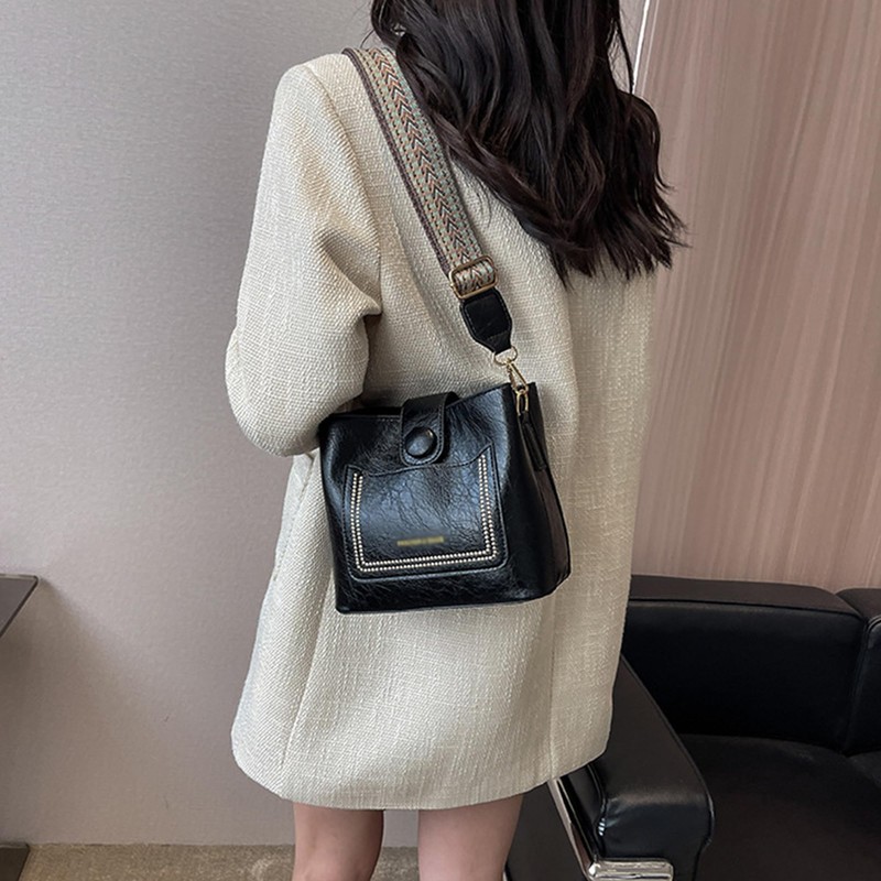 Meliyya Suede Bag Small Retro Shoulder Bag Crossbody Shoulder Bag