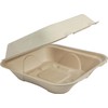 World Centric Compostable Clamshell Containers 9x9x3 - Grease and Moisture