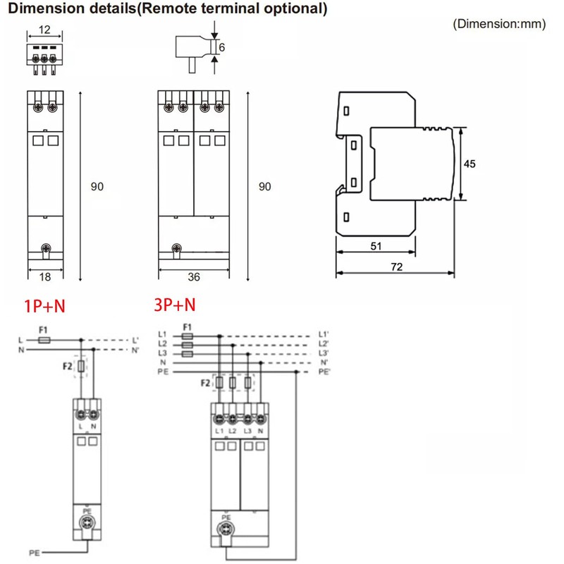 GEYA Surge Protection Lightning Protection Low Voltage Arrester 20-40KA SPD