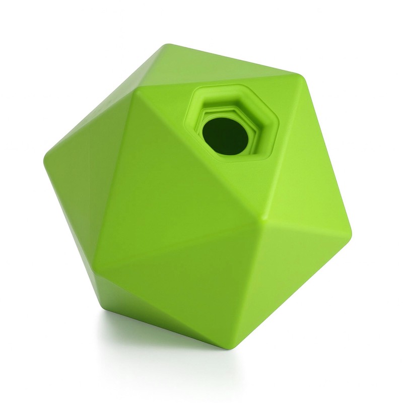 Oypla Coco Equestrian Green Refillable Hexagonal Horse Treat Ball Stable