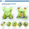 Elite Endurance Slate Grey Hydration Vest - Unisex Reflective Nylon