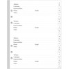 Password Book Refills for A5 Binder - A-Z Password Notebook
