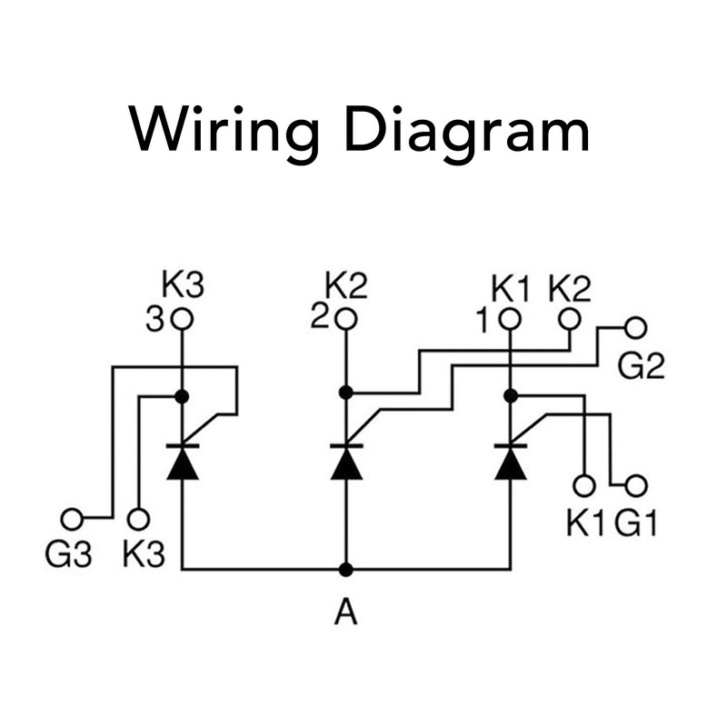 Rectifier Diode Thyristor Module Silicon Controlled High Power Copper Base