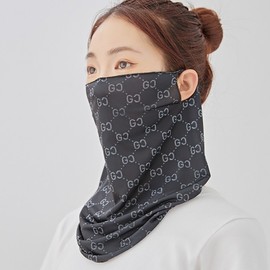 International UV Protection Mask for Golf, Cycling, and Running - Face Sun Shield 157129 Free Size/Gray 50ea