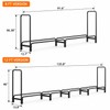 Firewood Rack Cover for Outdoor Storage – Waterproof Weather Protection