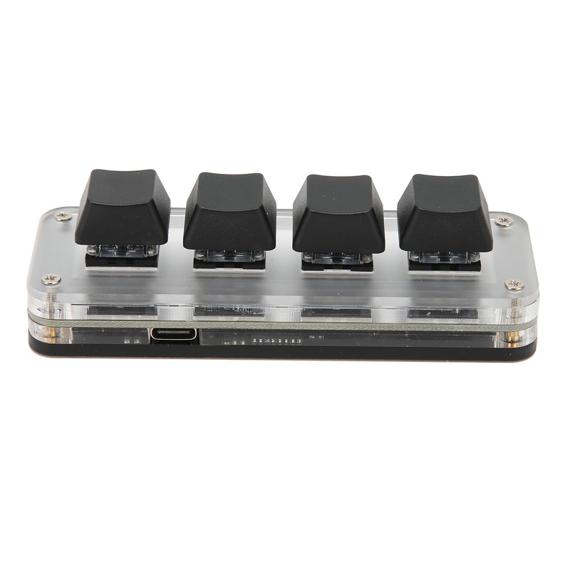4 Fully Programmable Keys Mini Type C Wired One Handed