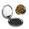 keluki Sunflower Style6 Print Foldable Travel Pocket Mirror Round PU