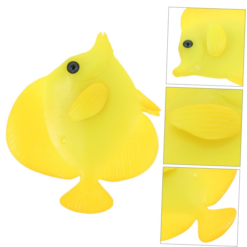 Sosoport 2 Pcs Fish Tank Artificial Fish Aquatic Simulation Decor