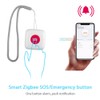 Tuya Zigbee Wireless Remote Call Button SOS/Emergency Button Caregiver Pager