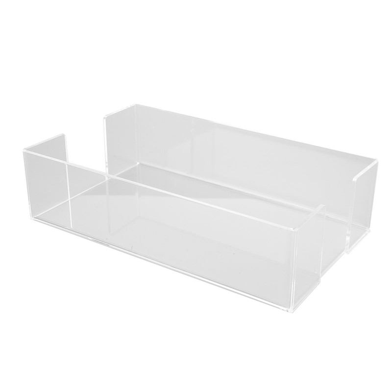 Napkin Tray Storage Holder Transparent Acrylic Modern 9.5x5.5x2.5in Large Capacity
