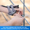 Velpeau CMC Thumb Brace Replacement Straps, Silicone Leather Material, Comfortable