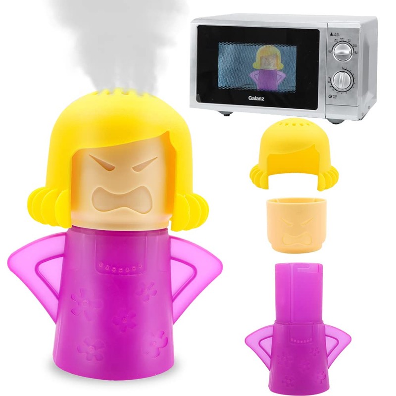 Abnaok Angry Mom Microwave Cleaner and Chilly Mama Fridge Deodoriser