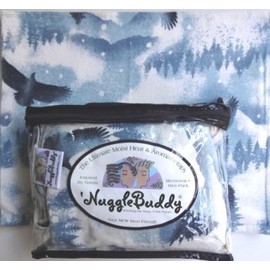 'NUGGLEBUDDY NEW! Microwaveable Moist Heat & Aromatherapy Organic Rice Pack! Scenic"WHERE EAGLES FLY" Flannel with SPEARMINT EUCALYPTUS Aromatherapy. YOUR NEW BEST FRIEND!