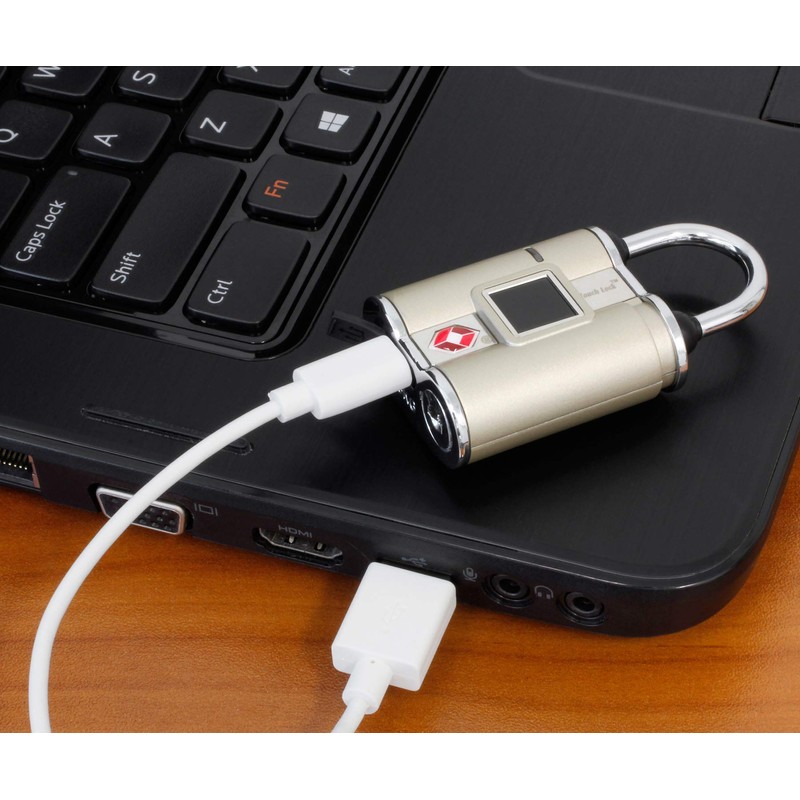Aluratek Bio-Key TouchLock TSA Approved All Weather Keyless Bio-Lock with