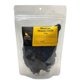 Poblano Mexican Mulato Dry Chillies, Dark, 100 g