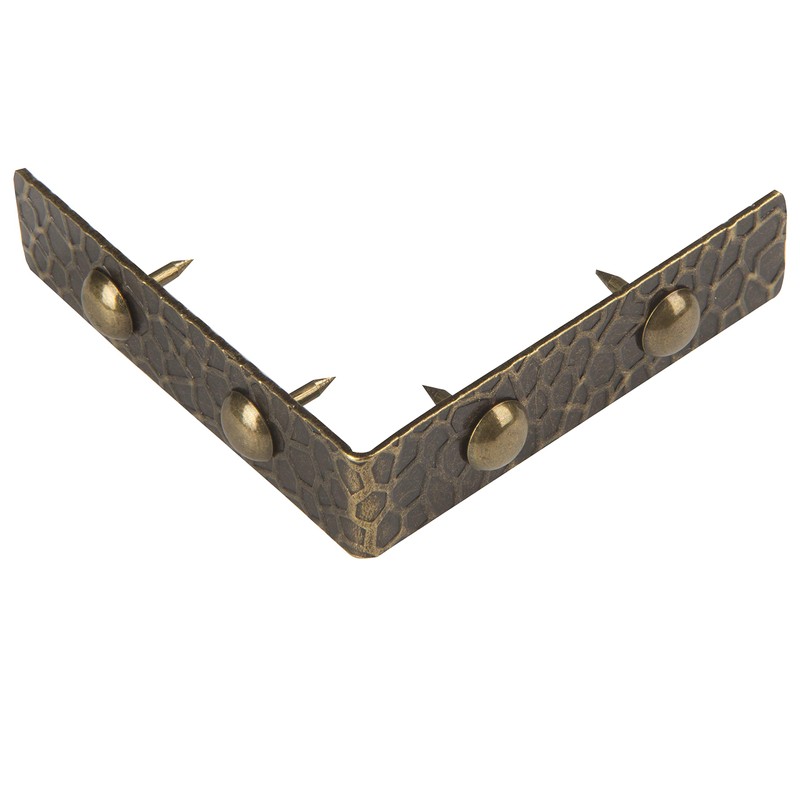Dritz Home Textured Right Angle Corners, Large, 4 Sets, Antique
