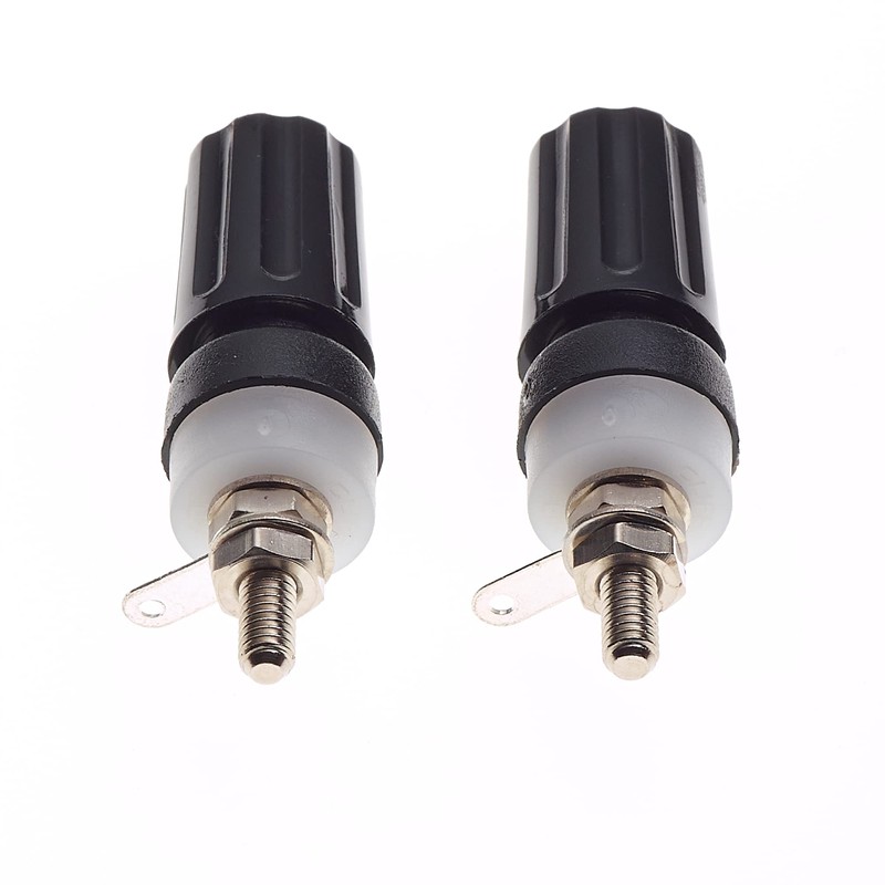 Keple 4 mm Banana Socket - Pack of 2, Black