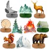 10 PCS Adventure Awaits Party Decorations Adventure Table Toppers Let