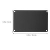 10Pcs Black Anodized Aluminum Engraving Blanks Name Signs for Diy