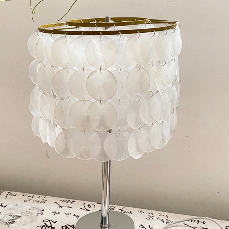 Sewroro Pack of 100 Round Capiz Shells Capiz Shells Decoration
