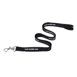 Educator Dog Trainer Nylon Lanyard Lead for Use with E-Collar Hand Held Transmitter Remotes, Black