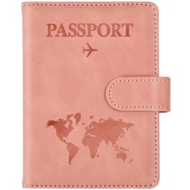 Cozy Core Passport Holder Cover Wallet Case for Travel Must Haves Accessories,RFID Blocking Travelling Wallet Holder for ID, Credit, Business Cards, and Boarding Passes
