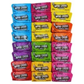 FASO SWEET Now and Later Candy Variety Pack – 24 Packs with 10 Flavors, 6 Pieces Per Pack, 144 Pieces Total – Perfect for Sharing, Parties, and Snacking
