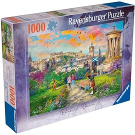 Ravensburger Edinburgh Romance 1000 Piece Jigsaw Puzzles for Adults and Kids Age 12 Years Up - Scotland