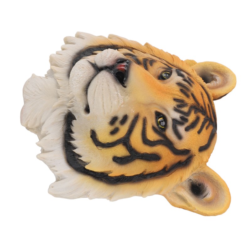 3D Simulation Animal Head Statues Wall Decor Resin Unique Exquisite