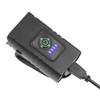USB Rechargeable Bike Light Set with Power Display 6 Lighting
