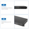 Rack Mount Kit, Adjustable 13-35 mm Rack Bracket, Switch Holder,