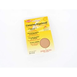 Kleiber 100 Percent Cotton Canvas Tent with Awning Iron on Repair Patch, Yellow