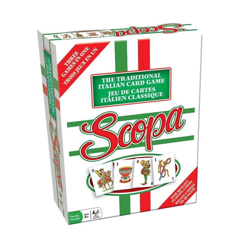 Scopa Traditional Italian Card Game - Bilingual Edition - 3