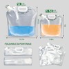 HUAYANG Pack of 6 Foldable Water Canisters, 5 L Water