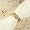 HOLINSE HOLINSE Stackable Rings for Women, Multicolored Connected Ring Set,