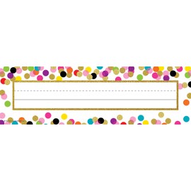 Teacher Created Resources 5886 Confetti Name Plates