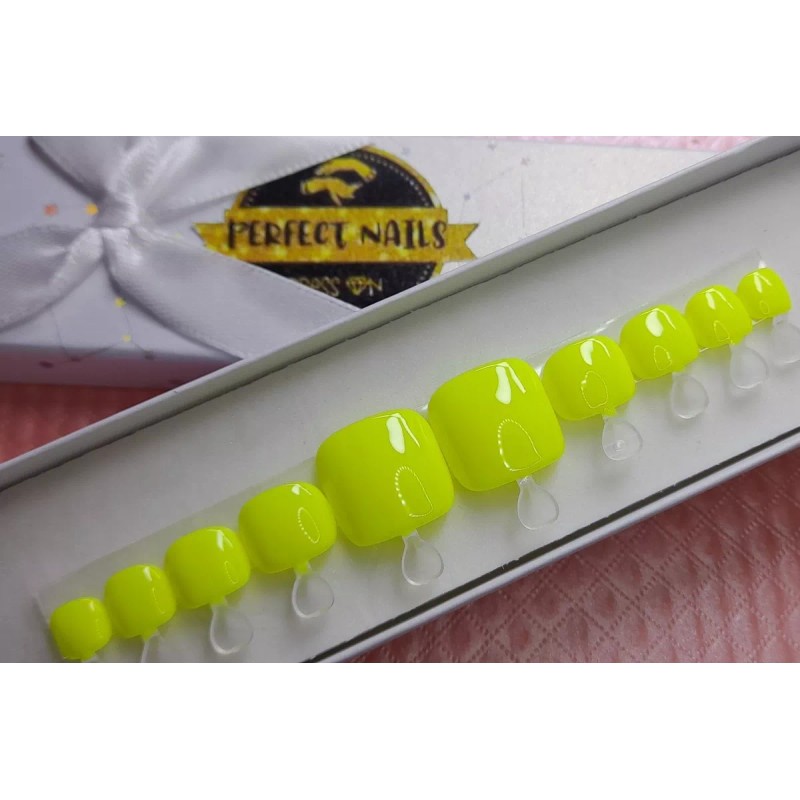 Perfect Nails Press On Press On Para Pies Calidad Premium