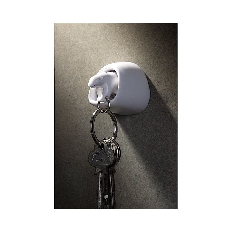 QUALY - Key ring polar bear key box