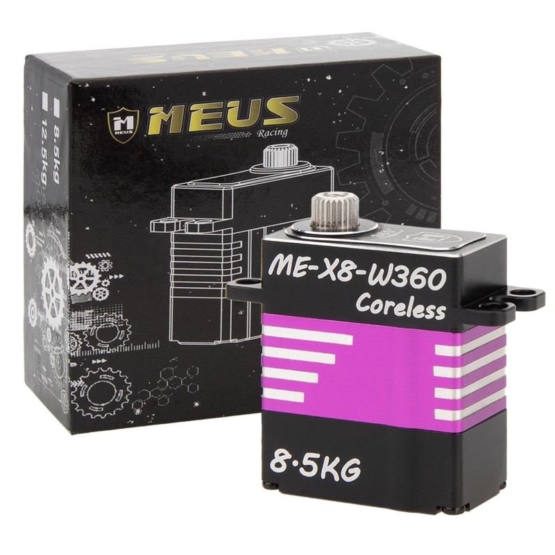 MEUS Racing 360° RC Winch Servo 8.5KG Coreless Servo for