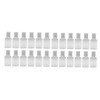 Beavorty 35 Pcs PET Octagonal Hand Bottles Refillable Travel Containers