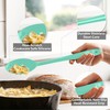 DI ORO Silicone Spoons for Cooking - Large Kitchen Spoons