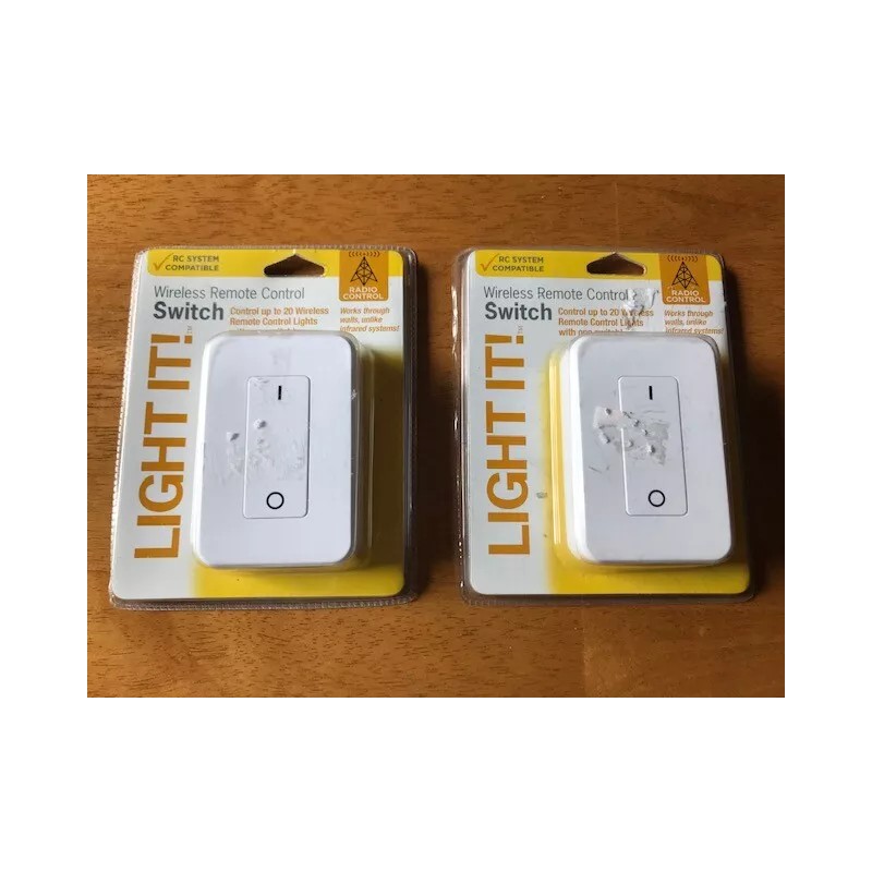 Fulcrum Light It! Fulcrum 30019-308 Wireless Remote Control Switches (SET