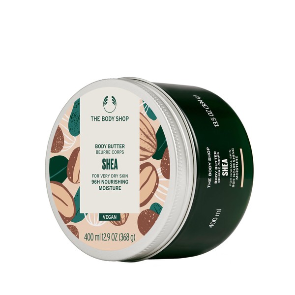 The Body Shop Shea Body Butter – Hydrating & Moisturizing Skincare for Very Dry Skin – Vegan – 12.9 oz
